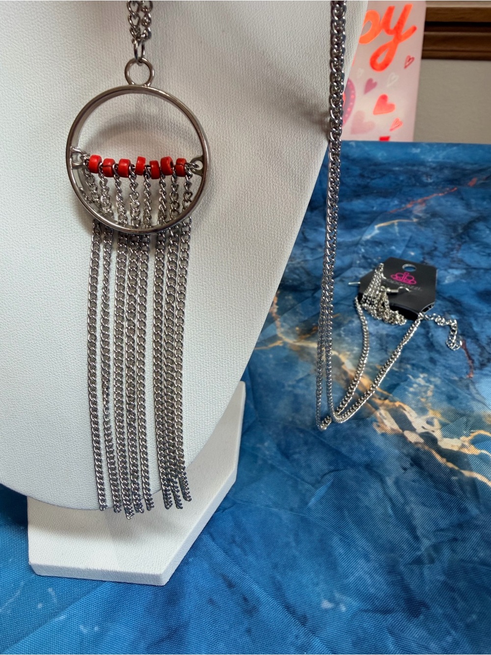The Retro Hippie Necklace and Earring set NWT